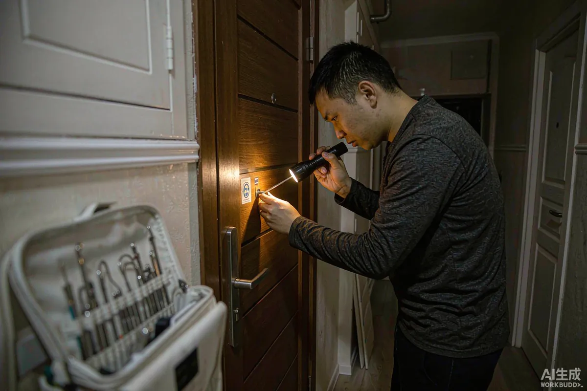 南宁半夜开锁师傅夜间服务图